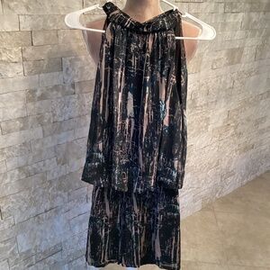 Sentimental New York Chiffon Halter Romper